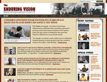 Tablet Screenshot of enduringvision.com